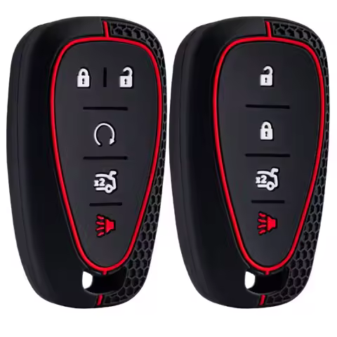 Silicone For Chevrolet Malibu Blazer Traverse Seeker Onix Equino Volt Bolt Trax Orlando Cruze Spark Sonic Camaro Car Key Case
