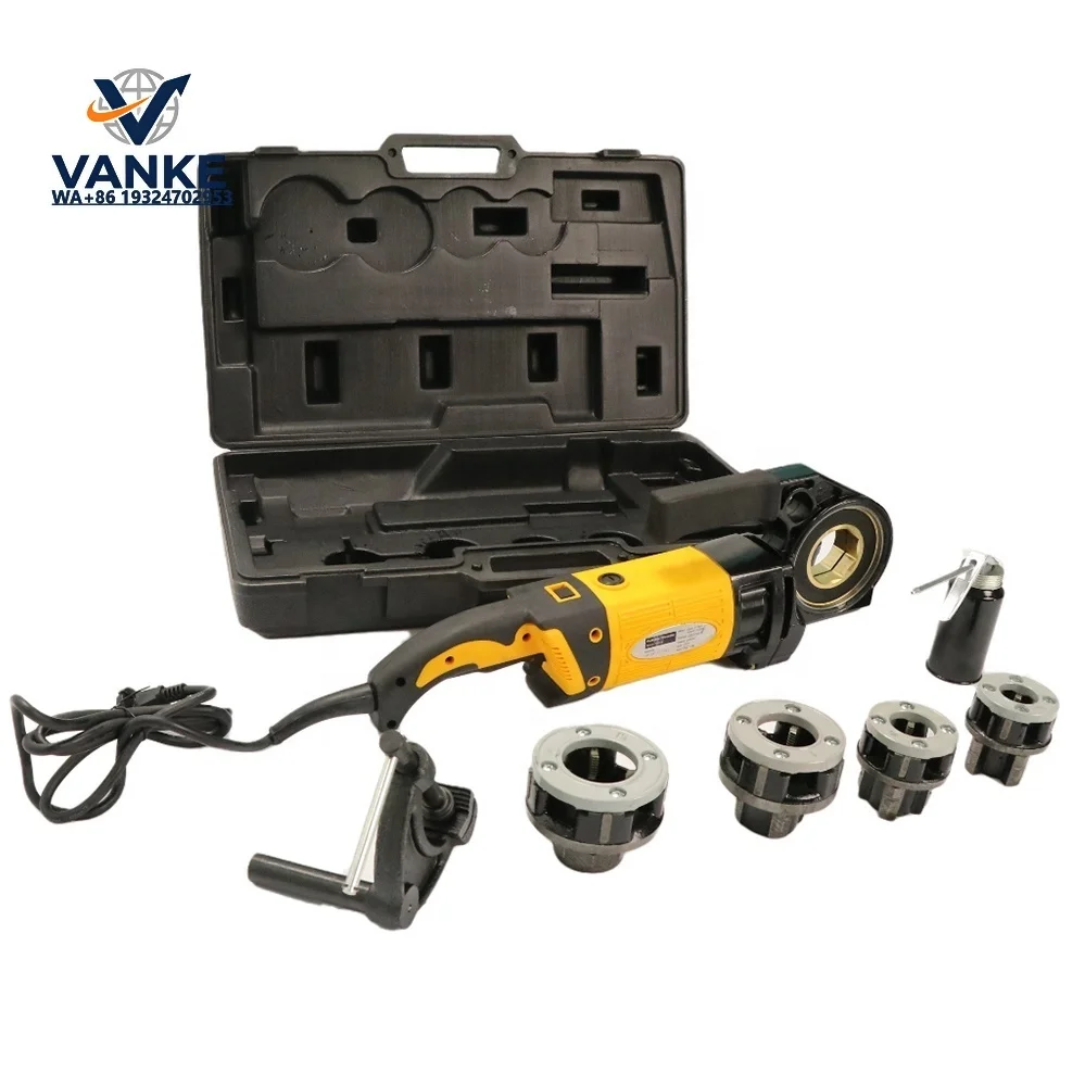 SQ30A Portable Pipe Threading Equipment Ratchet Pipe Threader Machine 1/2 Inch to 1 1/4 Inch