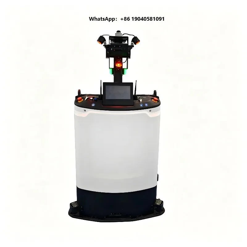 Automated Guided Vehicle AGV Forklift Full Electric Driverless Stacker Robot Truck For Factory Intelligent Storage Logistics