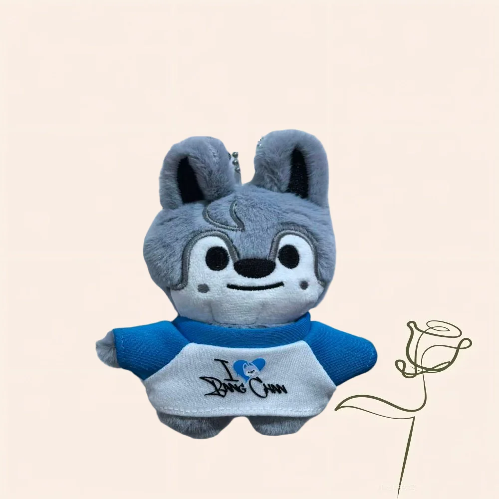 SKZOO 10CM 新しい Stray Kids かわいいぬいぐるみ人形ぬいぐるみバックパックキーホルダーペンダントアクセサリー男の子と女の子の愛のギフト