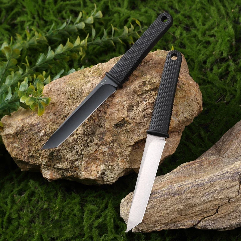 New Wild Survival Self-defense Knife, Portable Mini Pocket Knife, Stainless Steel Fruit Knife Meat Knife, Suitable