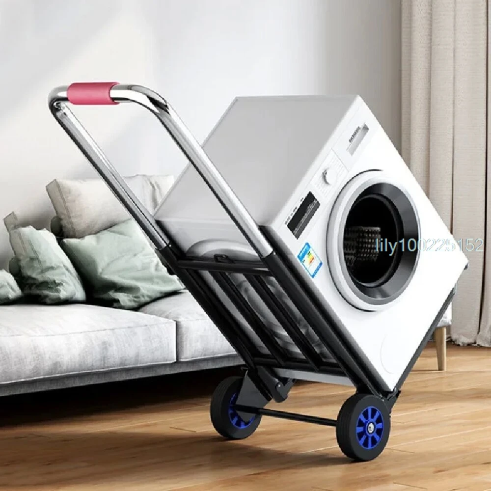 Folding Trolley Portable Cart Adjustable Express Delivery Carrying Capacity Portable Adjustable Fold Able Hand Trolley