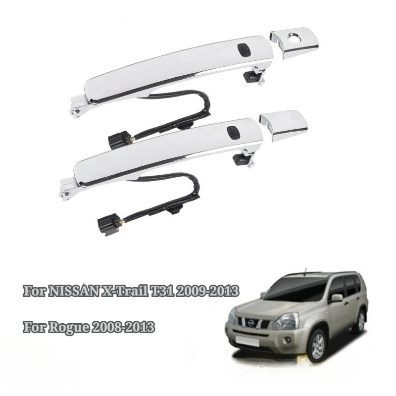 

For NISSAN X-Trail T31 2009-2013 Rogue 2008-2013 Car Exterior Door Handle Front Left & Right Side Door Handle