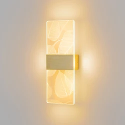 Acrylic Wall Lamp LED Indoor Sconce Light Bedroom Living Room Aisle Bedside Lamps Modern Nordic Decor luminária 6W AC85-265V