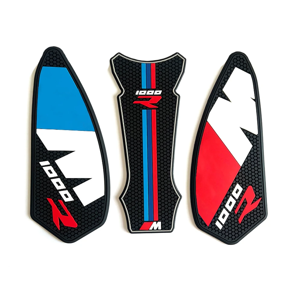 Voor Bmw S1000r M1000r 2021-2024 Nieuwe Brandstoftank 3d Rubber Antislip Beschermingspad Decoratieve Brandstoftank Bescherming Sticker