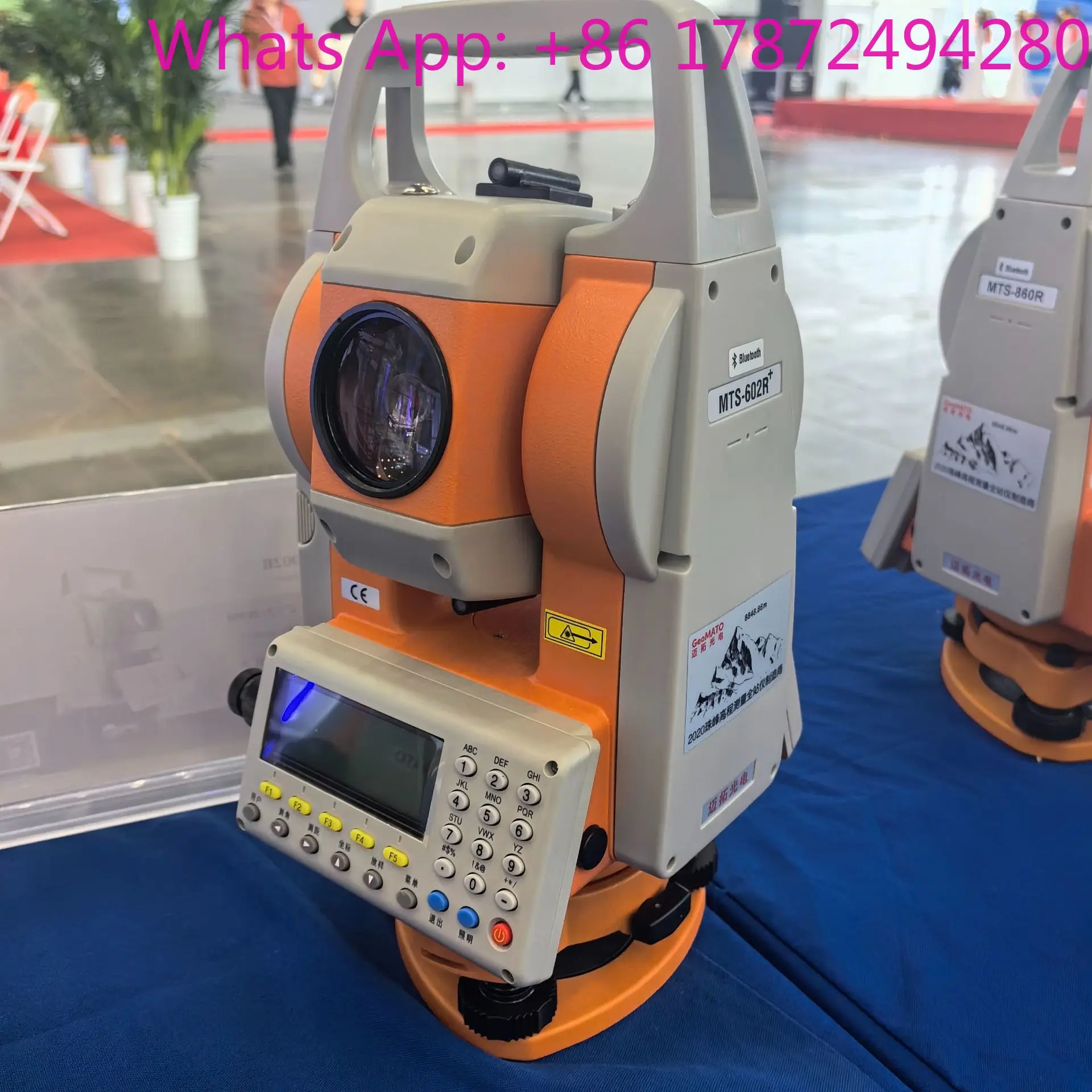 

Total Station MTS602R Electronic Total Station 1000m Precision Digital Display Prism Free 5000 Meters Chinese Display
