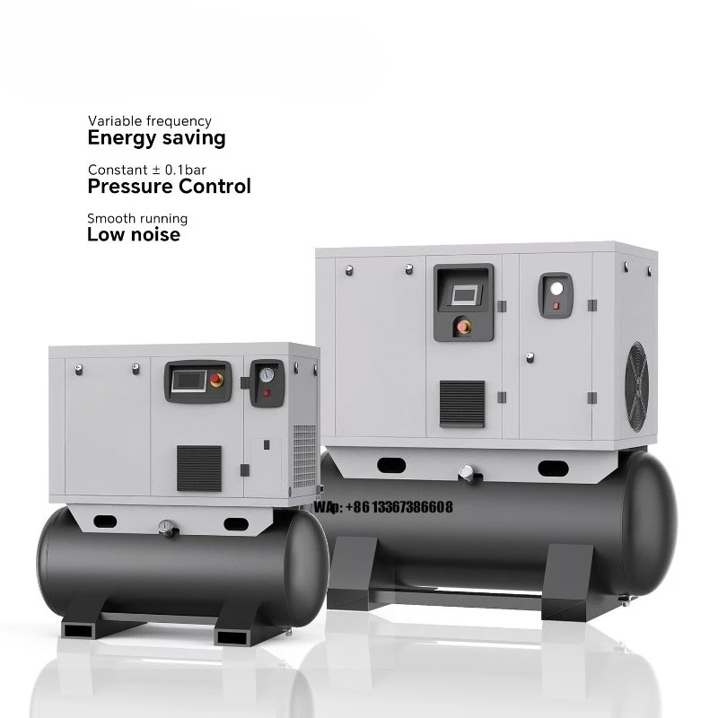 Industrial Four in One Series Rotary Screw Compressor De Ar 7.5-22kw 10-30hp 500l air Screw  Compressor with air Dryer