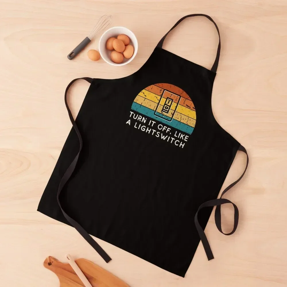 

Book Of Mormon Turn It Off Like A Lightswitch Apron For Cooking Art Beauty Apron