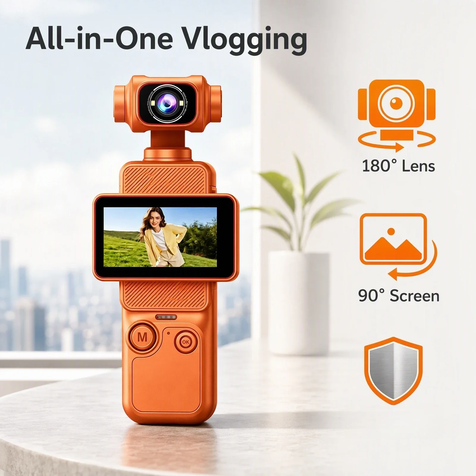 2026 Handheld WIFI Action Camera 1080P Video Recorder 1.97