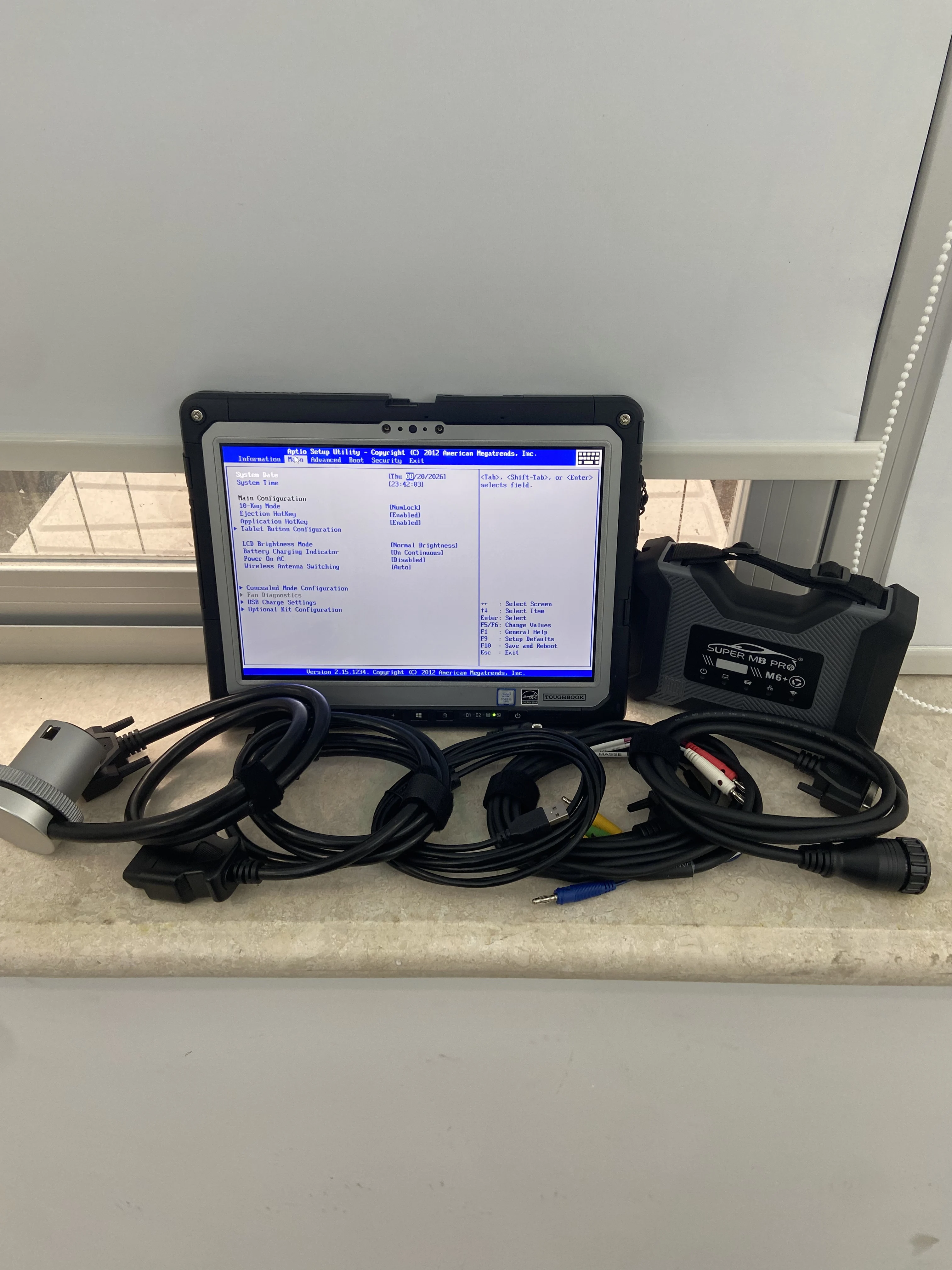 MB STAR M6 Multiplexer for Benz mb SD Connect COMPACT M6 xentry das wis epc For Benz truck car diagnostic tool+CF33 tablet