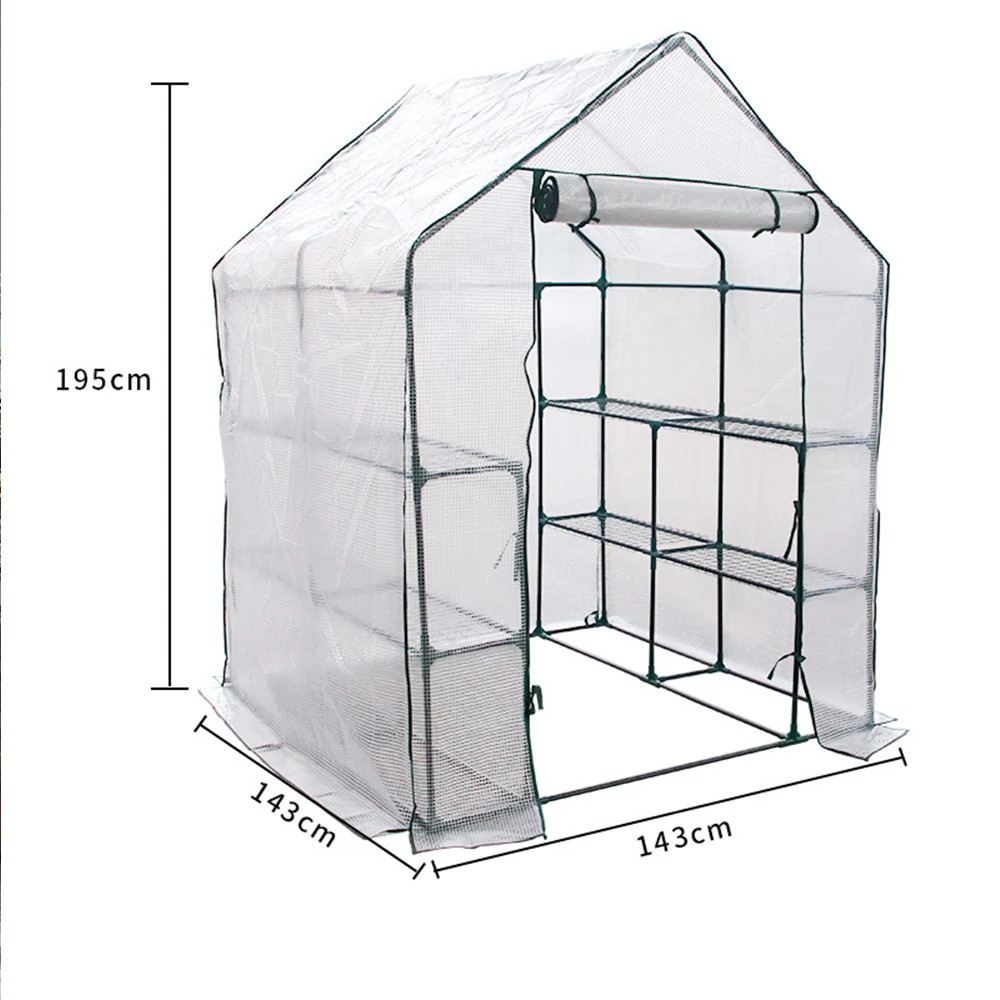 Imagem -05 - Estrutura Galvanizada de Robusta 143*143*195cm da Tela da Malha do pe da Porta com Janelas Laterais e Aço Inoxidável