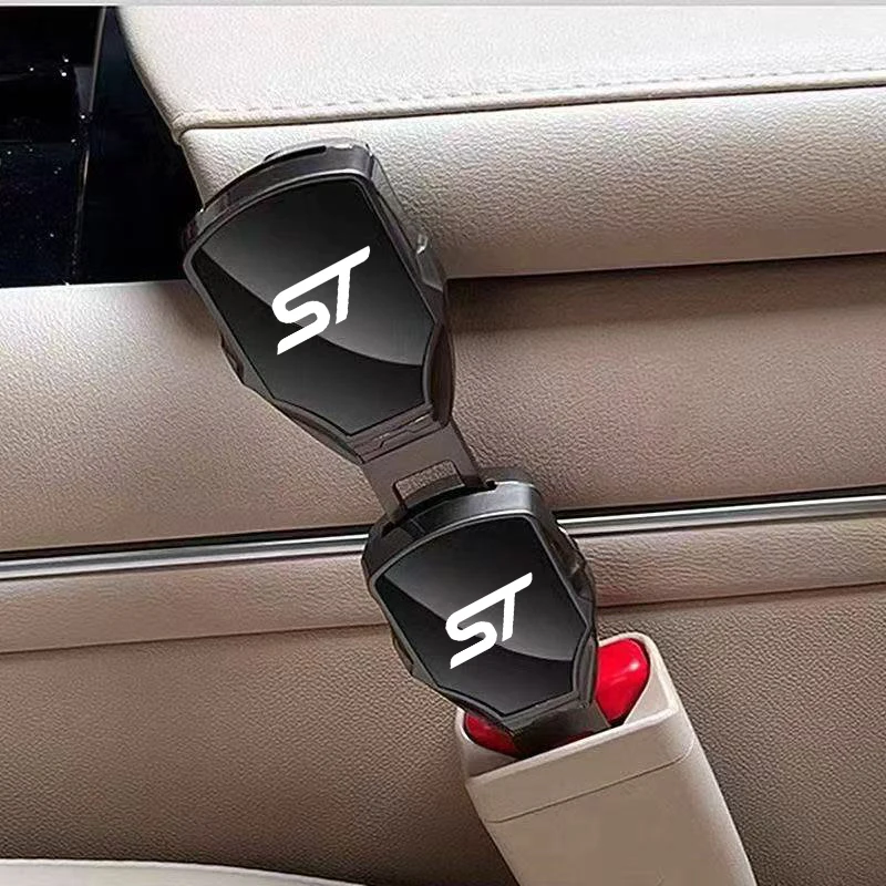 مقعد السيارة حزام كليب موسع سلامة حزام الأمان قفل مشبك اكسسوارات لفورد ST خط الهروب بوما كوغا MK2 MK3 موستانج ماكس F150 #6