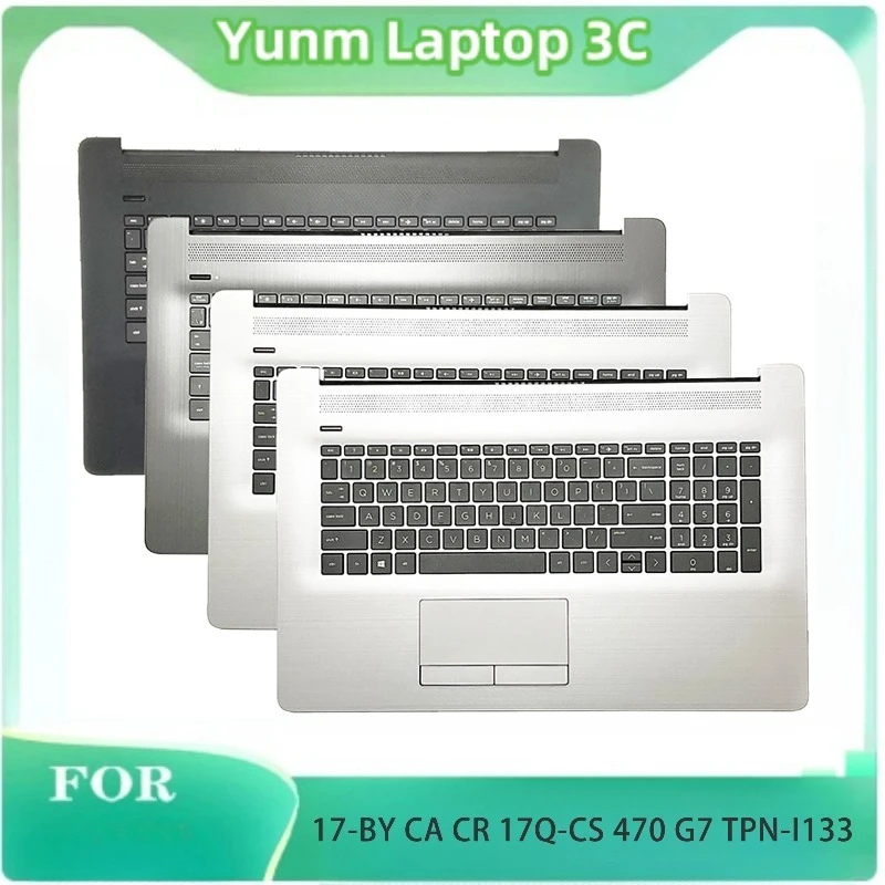 

Новинка для 17-BY CA CR 17Q-CS 470 G7 TPN-I33, клавиатура для ноутбука, упор для рук, верхняя крышка корпуса с подсветкой сенсорной панели L22751-001