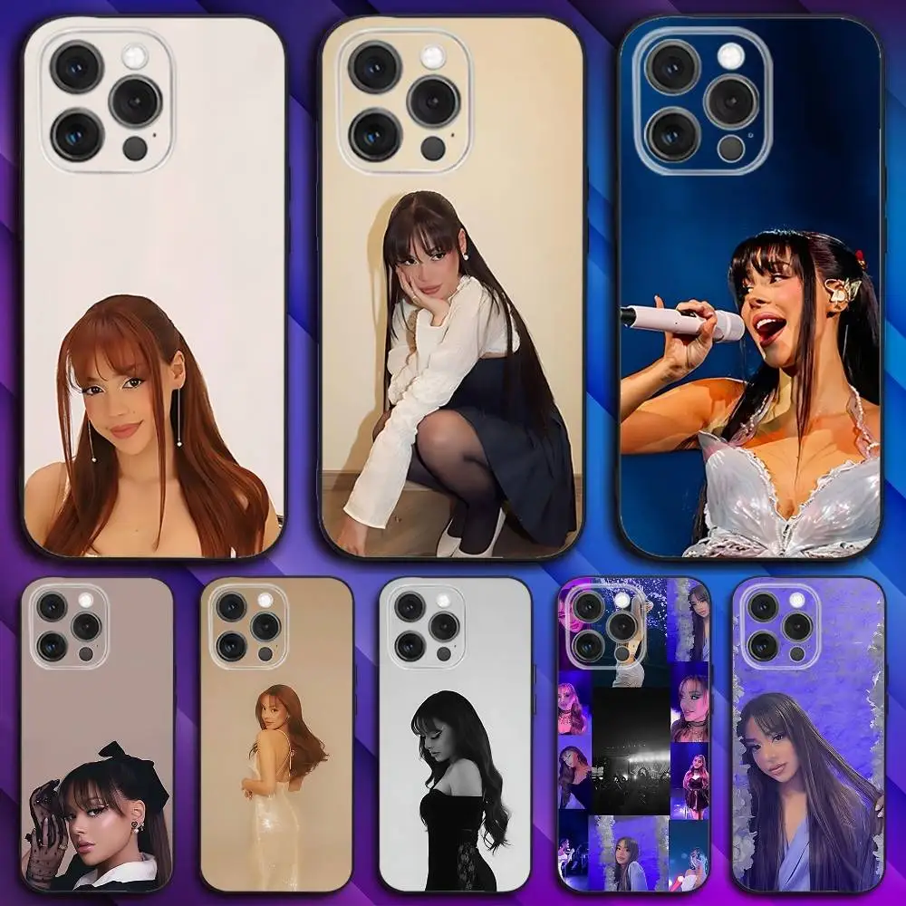 

A-Ayliva Singer Phone Case For iPhone 17,16,15,14,13,12,11,Pro,Max,Plus,X,XS,SE4,E,Mini,Soft Black Case
