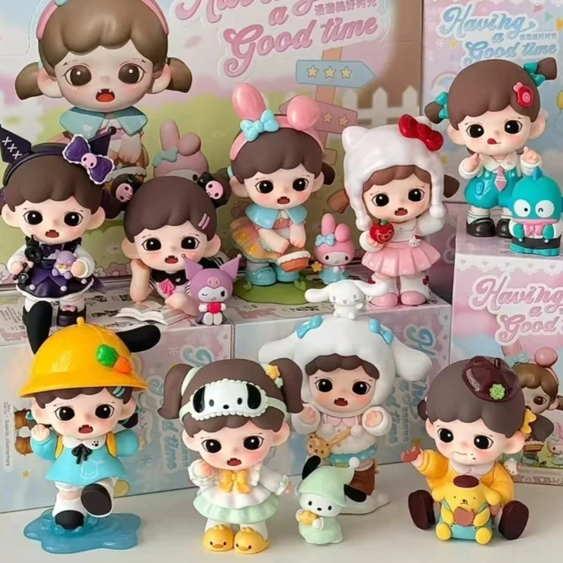 Z Diego Have A Good Times Series Blind Box Surprise Mystery Box Kawaii Cartoon Figuren Pop Model Speelgoed Ornamenten Aangepast cadeau