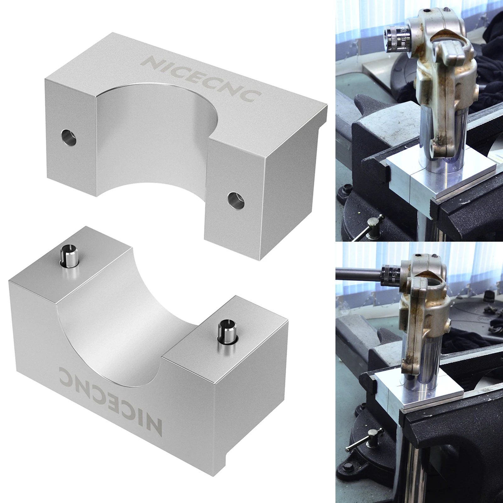 

Motorcycle 43mm Fork Holder Tool for Honda CBR600F4i 01-06 CBR1000RR 04-07 CBR1100XX 97-03 CRF250L 13-16 RC51 00-06 XR650L 93-06