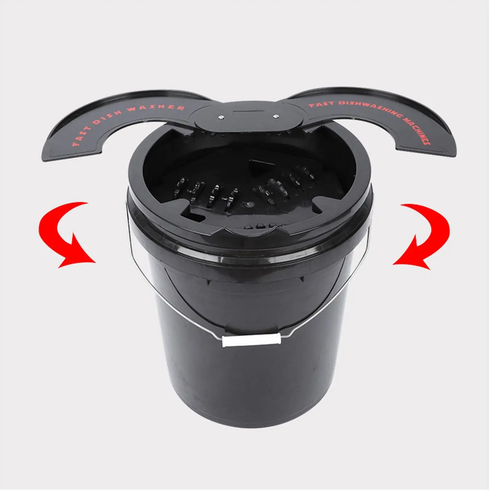 Auto Buffing Pads Washer Cleaning Bucket Wash Bucket for Foam Pads Polishing Pads Buffing Balls Cleaning Pads Felt Discs