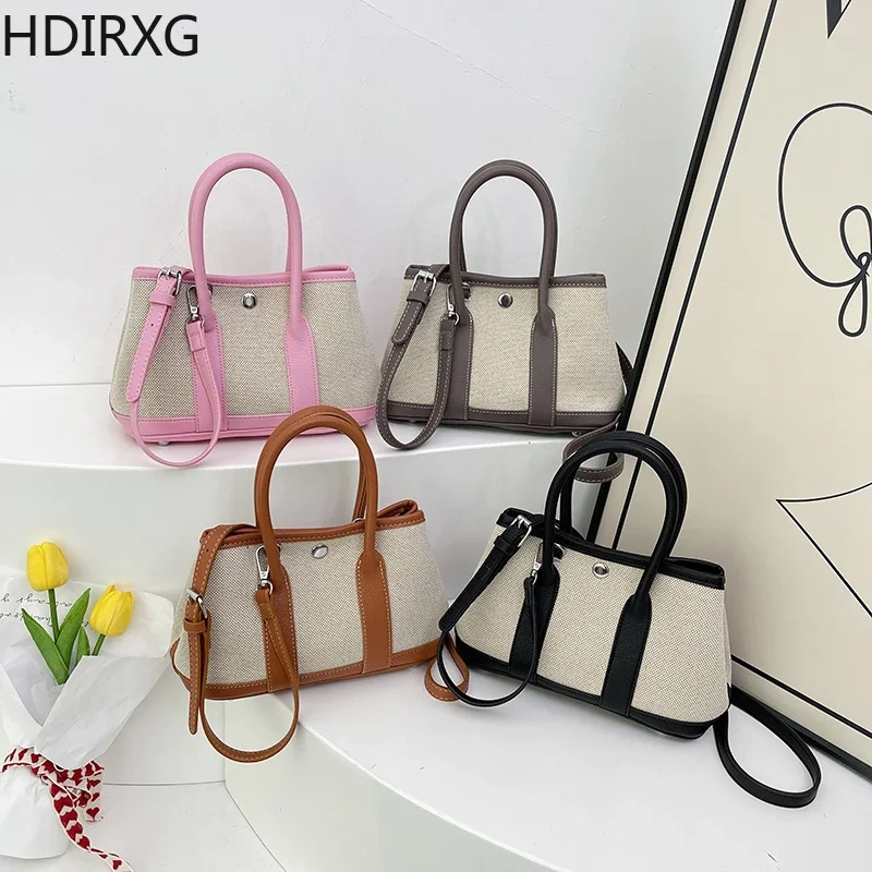 Pu Women\'s Bag Large Capacity Zipper Shoulder Bag Student Handbag Shopping Woman Fashion Crossbody Bags Trendy All-match 2024