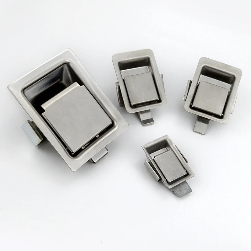 Stainless Steel 304 And Iron Small Panel Lock Hasp Cabinet Chassis Equipment Engineering Vehicles Panel Latch Car Lock