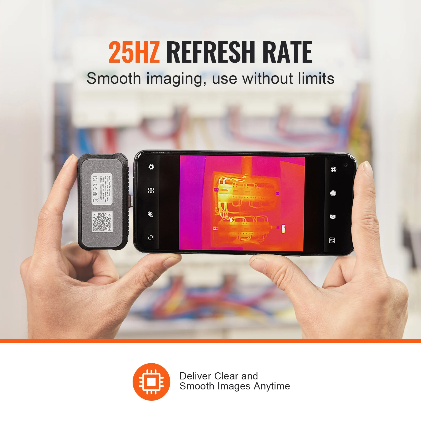 SucceBuy Thermal Imaging Camera 256 x 192 IR Resolution Thermal Imager 25Hz Refresh Rate Thermal Camera for Android Tablet