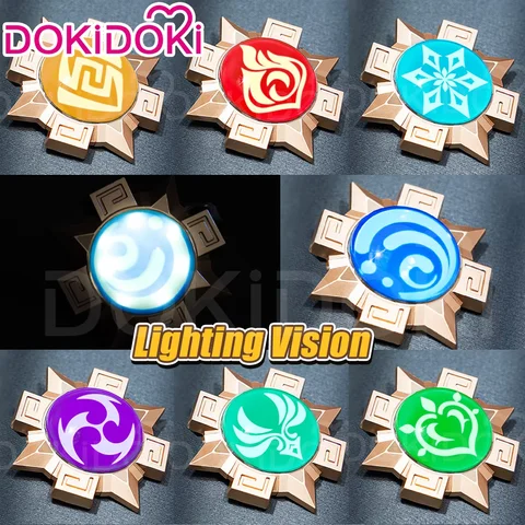 IN STOCK Kinich Xilonen Mualani Natlan Vision Game Genshin Impact DokiDoki Cosplay Heart of God Props Electro Anemo Geo Gnosis
