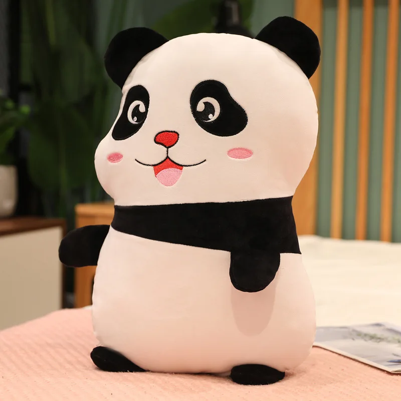Travesseiro dos desenhos animados macio panda dinossauro pato unicórnio brinquedo de pelúcia almofada escritório nap travesseiro decoração para casa presente aniversário w2847