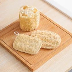 Natural Loofah Dish Sponge - Non-Stick Oil-Free Kitchen Scrubber for Dishwashing and Pot Cleaning cleaning supplies