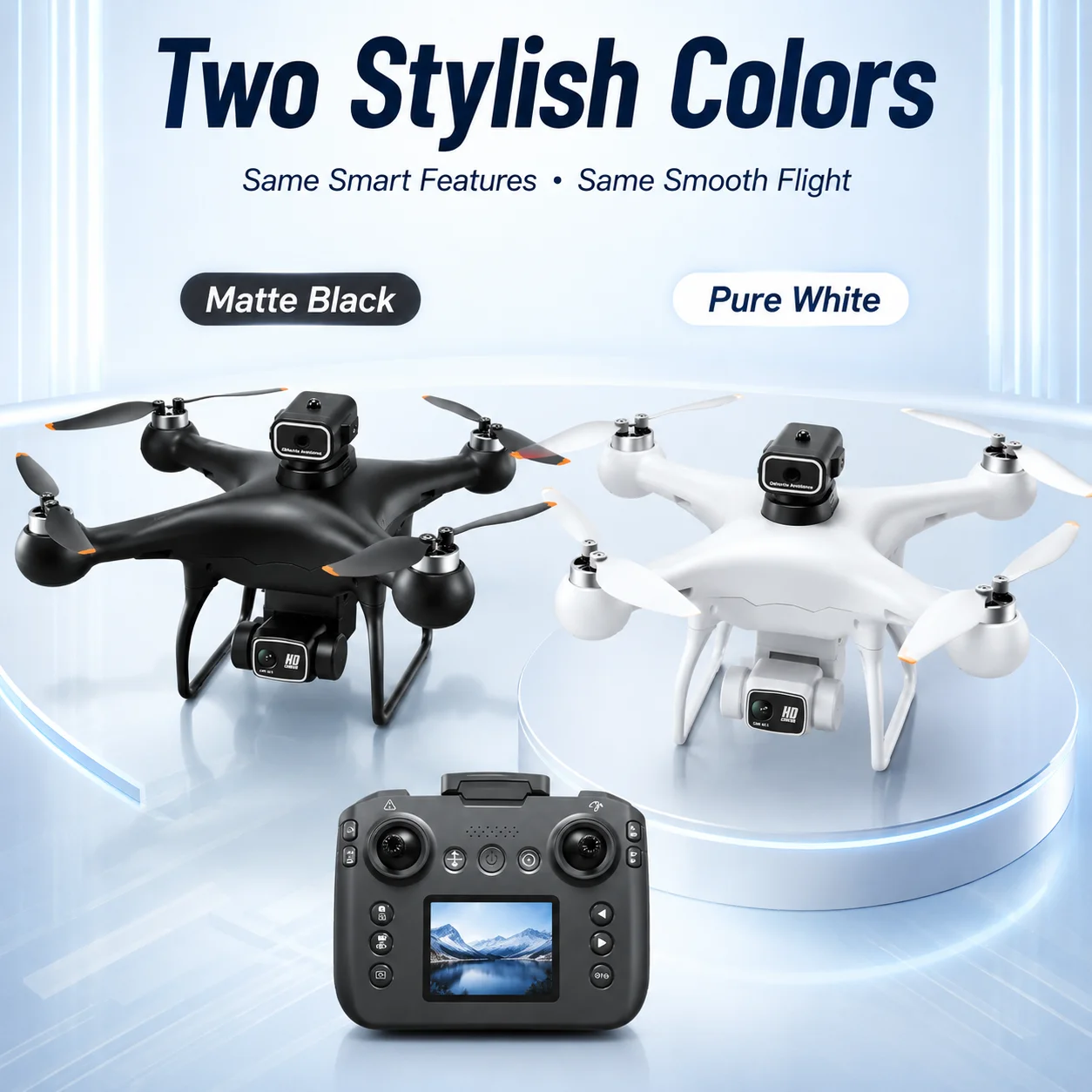 Brushless Drone 360° Obstacle Avoidance Optical Flow Positioning Hover Signal Enhancement Stable Flight One Click Control Outdoor FPV Drone
