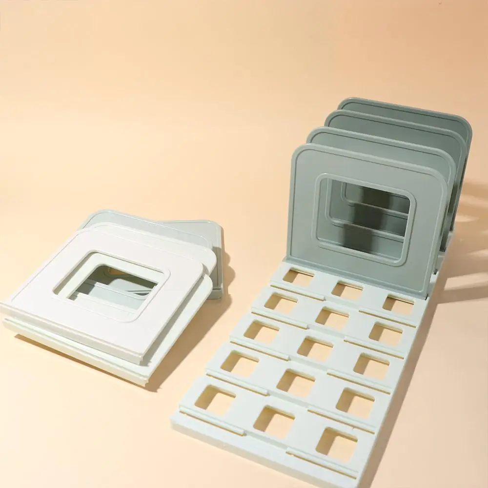 

Регулируемые съемные разделители для книг, нескользящая вертикальная подставка для книг, 8 отделений, экономия места, настольная подставка для книг, офисная.