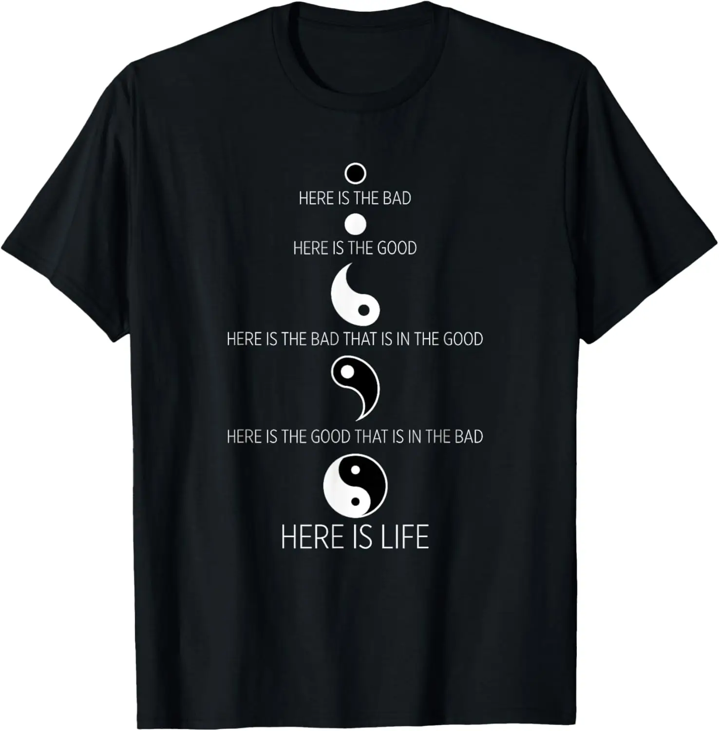 เสื้อยืด Buddist Life Yin Yang