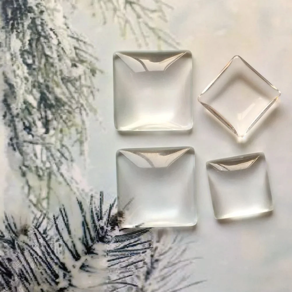 

30 шт., хрустальное стекло, нашивка с драгоценными камнями, смешанные цвета, квадратная плоская задняя часть, сделай сам, изготовление ювелирных изделий, принадлежности для рукоделия, водонепроницаемая мозаика