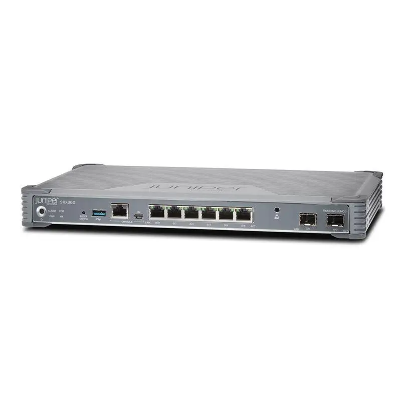 

SRX300-SYS-JB / SRX300 / Juniper SRX Series сервисные шлюзы/8GE 4G RAM 8G Flash адаптер питания и кабель