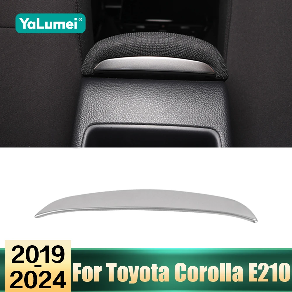 Zubehör für Toyota Corolla E210 2019 2020 2021 2022 2023 2024 Hybrid Auto Hinten Konsole Armlehne Garnieren Aufkleber Streifen Abdeckung