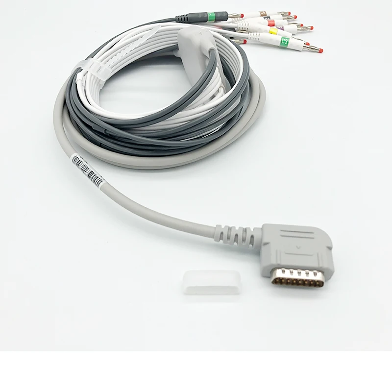 

Suitable for Schillers ECG machine accessories AT/1-6AT/10AT/60 15-pin ten-lead cable bold