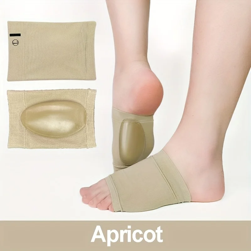 Silicone Arch Support Insoles for Women Men Flat Foot Corrector Plantar Fasciitis Pain Relief Sleeve Socks Orthotic Insoles
