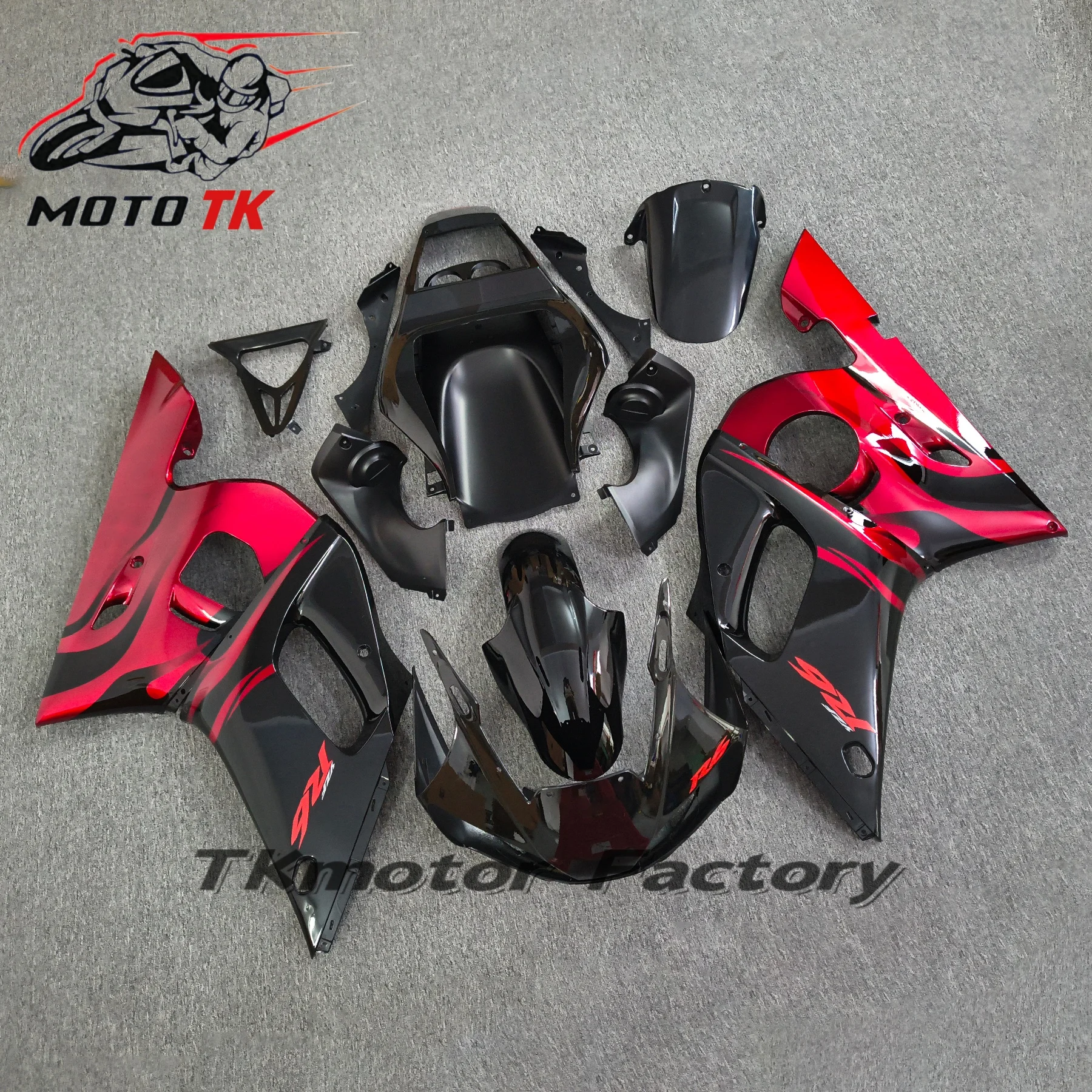 Motorcycle Bodywork Fairings For YAMAHA R6 1998 1999 2000 2001 2002 ABS Injection Molded Kit Body Work Fairing Fit YZF R6 98-02