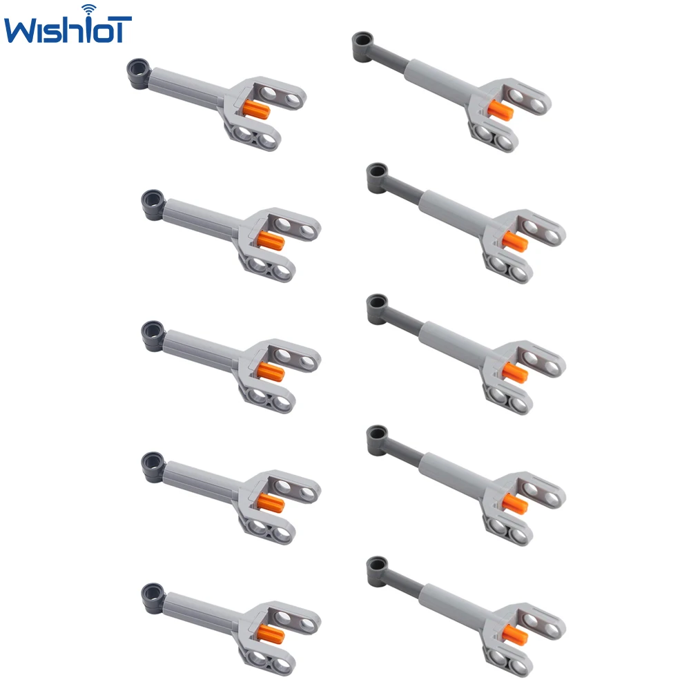 10pcs Small Size Linear Actuator Rod Putter Compatible with legoeds MOC Technical Parts Power Functions Building Blocks 92693