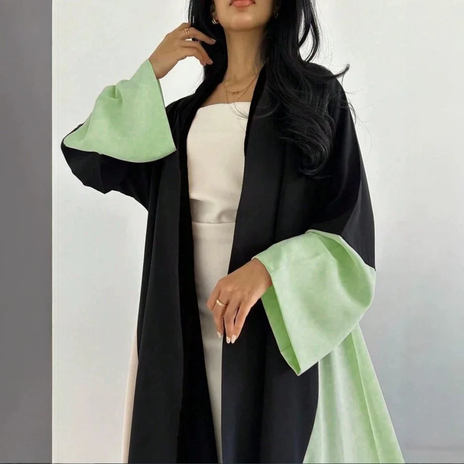 Eid Abaya Dress Women Cardigan Robe Patchwork Dresses Ramadan Muslim Abayas Jalabiya Morocco Dubai Islam Vestidos Kaftan 2026