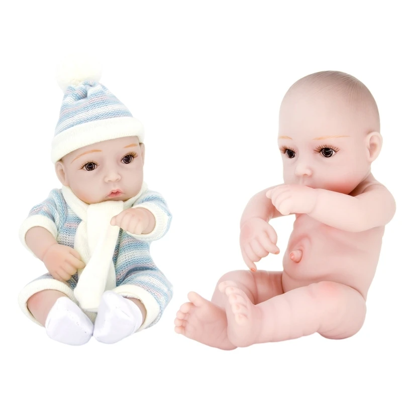 28cm Rebirth Baby Intimate Companion Toddler Popular Hand Washable Realistic with Moving Arm&Leg Handmade