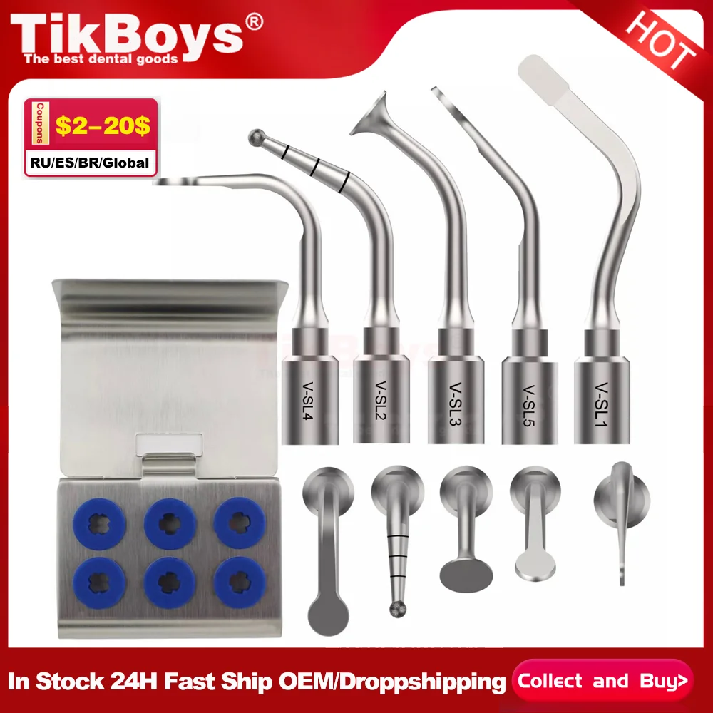 Dental Sinus Lift Piezosurgery Tip V-SL1 V-SL4 V-SL2 for Satelec Piezosurgery Units Ultrassom Odontologico Laboratory Equipment