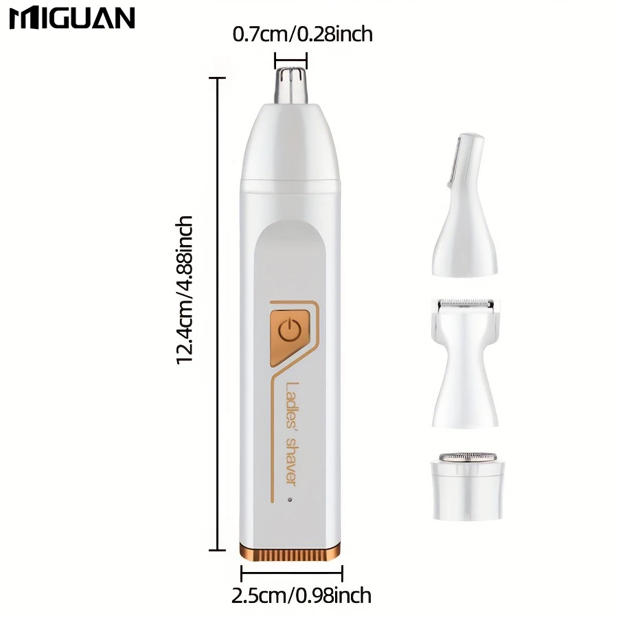 4 In 1 Women's Electric Hair Remover/Women's Multi-Function Electric Hair Remover Set/Women's Bikini Trimmer/USB Rechargeable