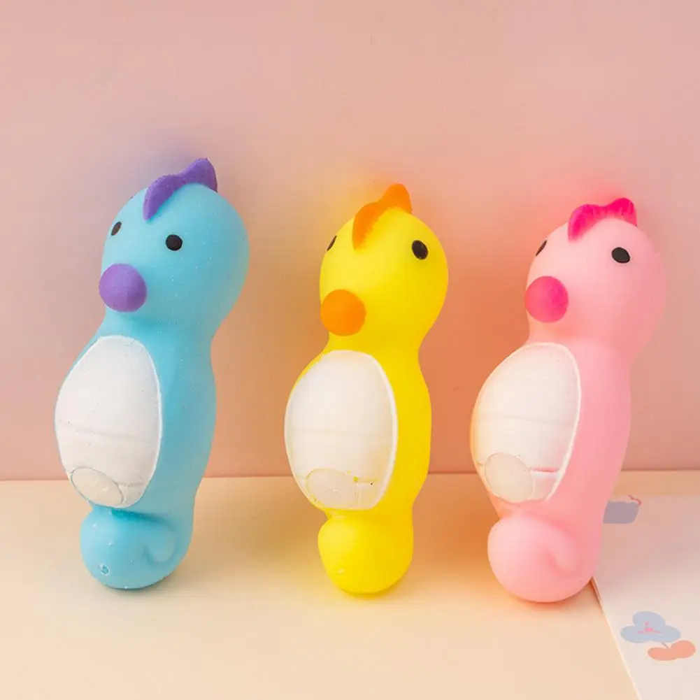 Squeeze Toy Anti-stress Toy Colorful Sea Doll Squishes Toy Fun Stress Relief Fidget for Kids Teens Quick Recovery Tpr Pinch Toy