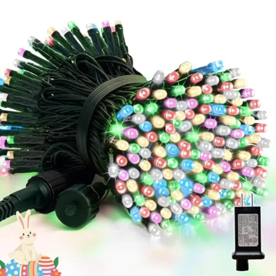 66Feet Christmas Decorative Mini Lights, 200 LED Wire Fairy Starry String Lights Plug in, 16 Lighting Modes for Outdoor Xmas Tr