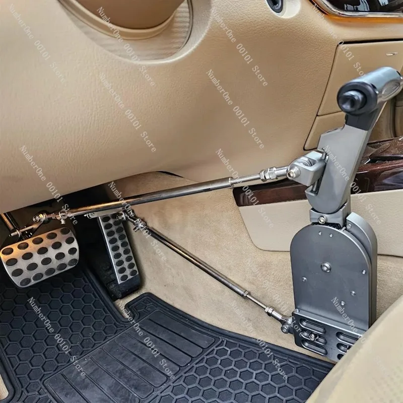 Stationary manual controls designed for injured and disabled drivers