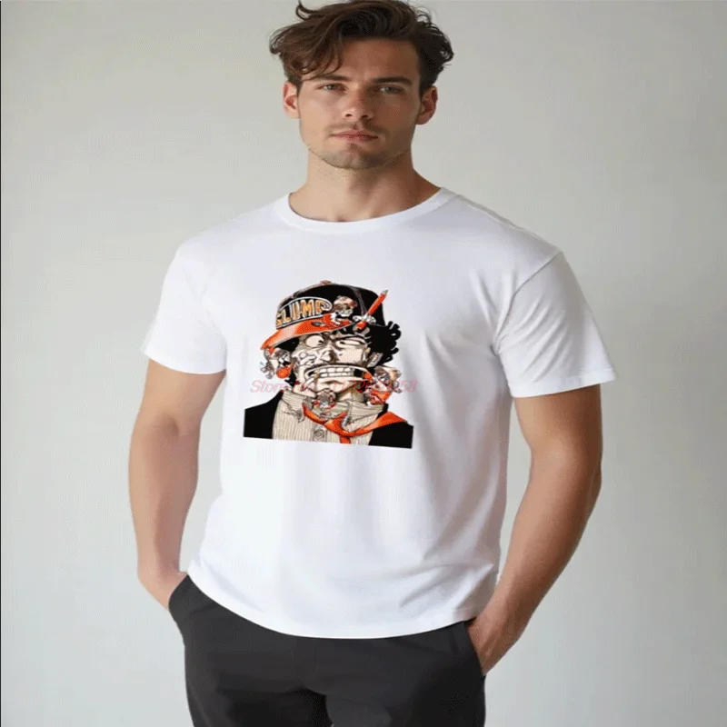 Summer Cotton T-Shirt Dr Slump Graphic T Shirts Arale Pengin Senbei Manga High Quality Short Sleeve T-Shirts Mens Clothes