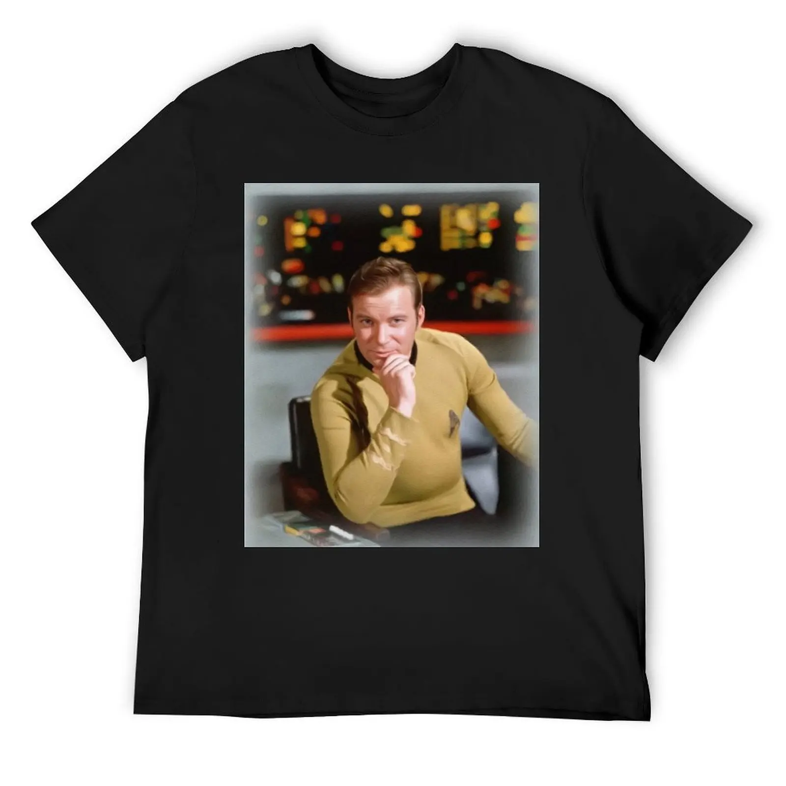 William Shatner, Actor T-Shirt graphic shirts cotton graphic tees customizeds plain t shirts men