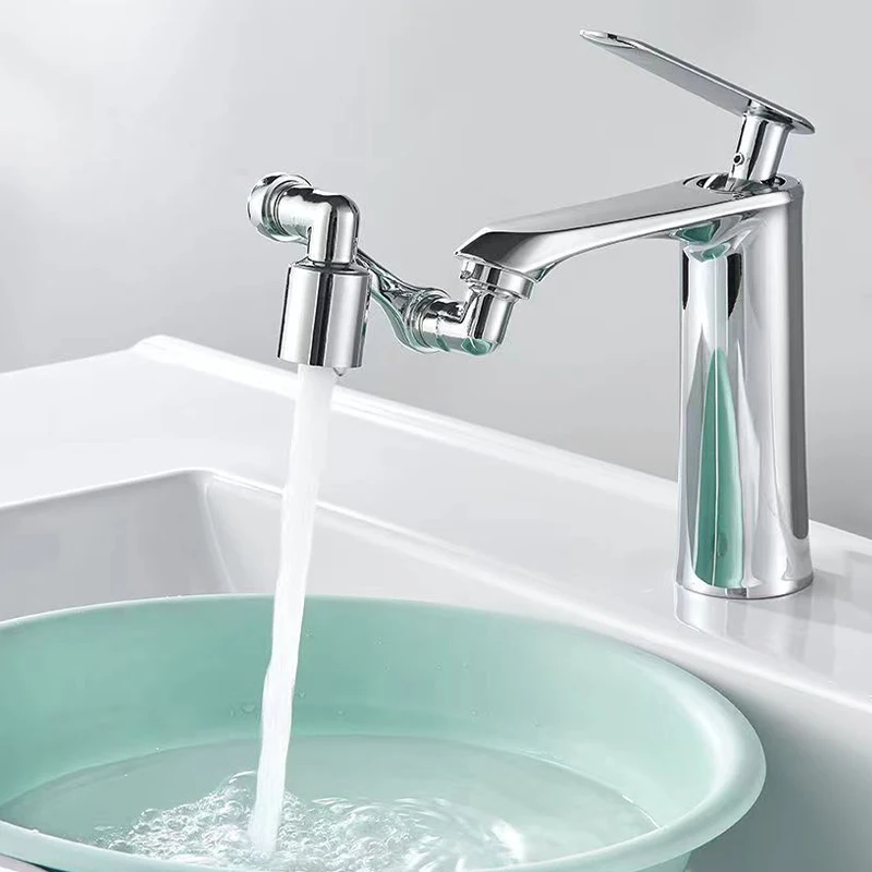 Neue Universal Rotation Extender Wasserhahn Belüfter Kunststoff Splash Filter Küche Wasserhahn Waschbecken Armaturen Bubbler Düse Roboter Arm