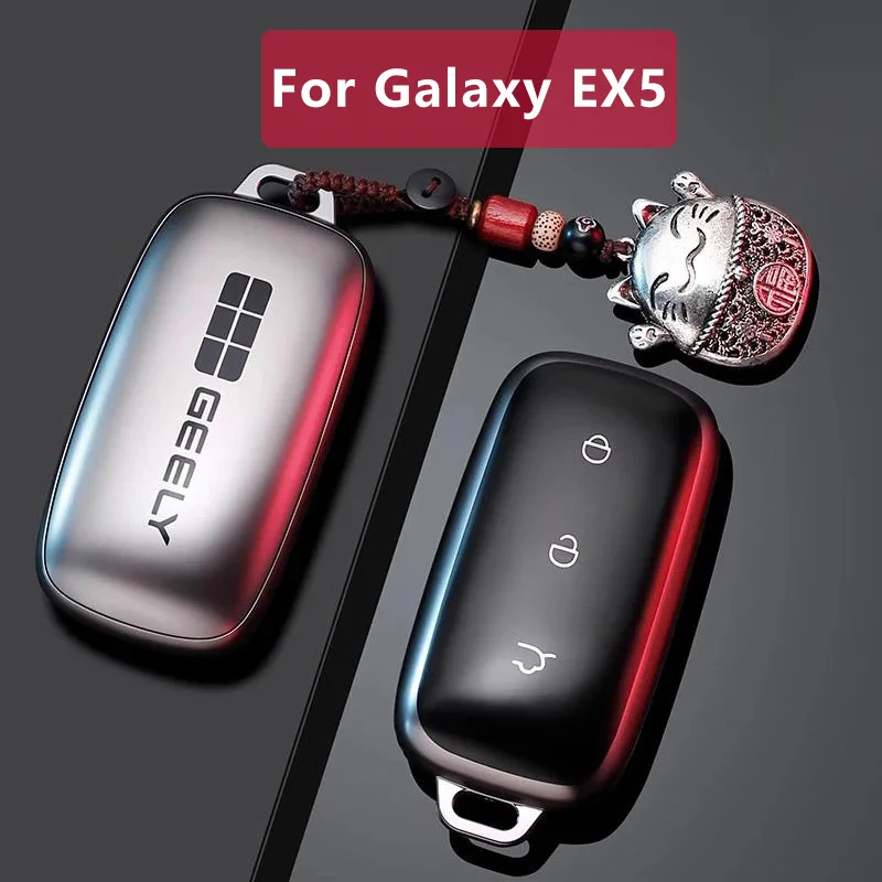 Funda de TPU para llave Fob para Geely Galaxy EX5 E5 Cityray L6 L7 EMI Proton e.MAS 7 5 E8 Starry 8 llavero Shell accesorios de coche