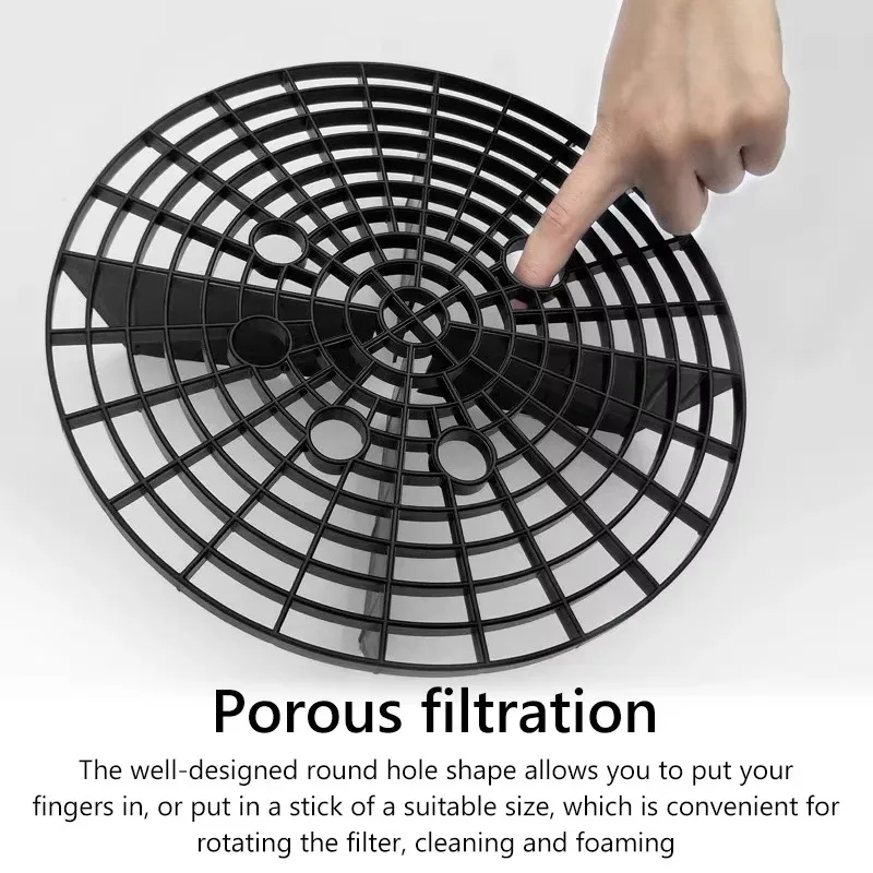 أداة تنظيف شبكة حماية لغسالة السيارات، فلتر حصى عزل الرمل عالي الجودة مضاد للخدش، دلو غسيل بلاستيكي للسيارات #3