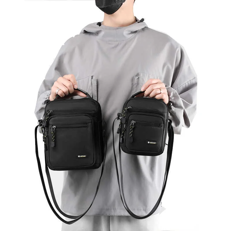 

Ox Cloth Single oulder Crossbody Bag Casual Leisure Waterproof Men's Bapa Canvas Multi-Functional Large Capaci Bag